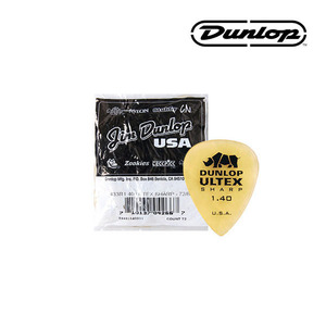 던롭 피크 기타피크 울텍스 샤프 1.40mm 433R1.40 (봉지 72) ULTEX Sharp Dunlop Pick