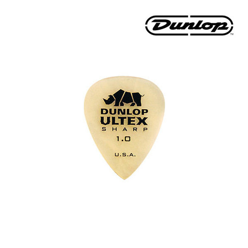 던롭 피크 기타피크 울텍스 샤프 1.0mm 433R1.0 ULTEX Sharp Dunlop Pick