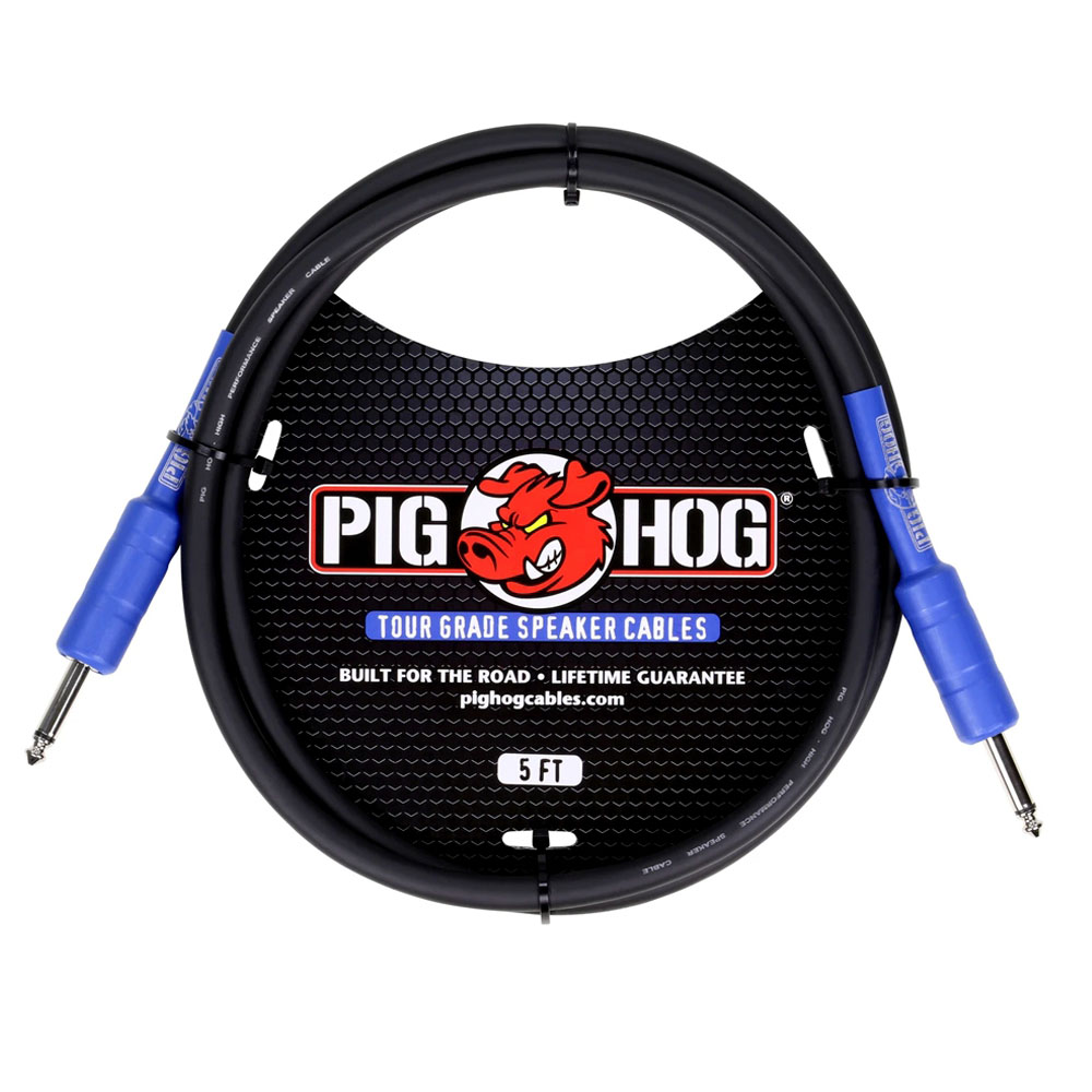PIG HOG Tour Grade 1.5m 공연 스피커 케이블 PHSC5