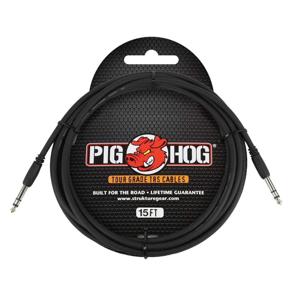 PIG HOG TRS 스테레오 밸런스 케이블 4.5m PTRS15