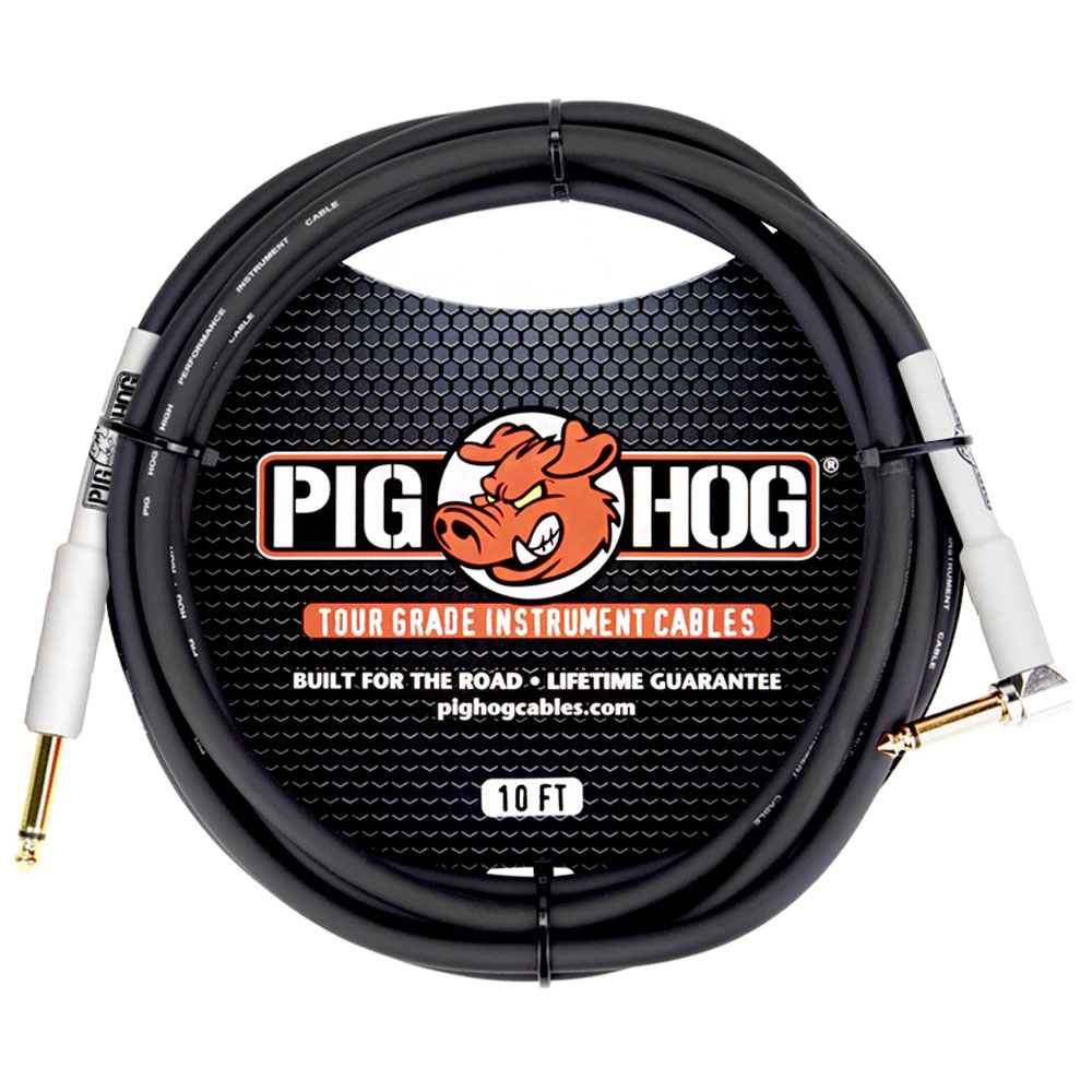 PIG HOG Tour Grade 3m 기타 베이스 케이블 PH10R