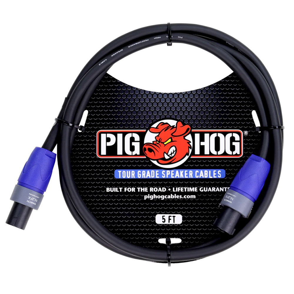 PIG HOG Tour Grade 1.5m 스피커 케이블 PHSC5SPK