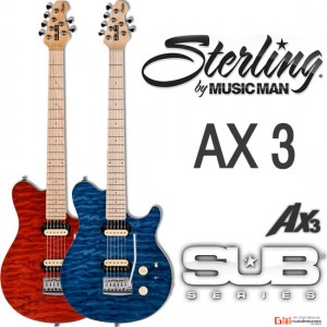 (지엠뮤직_일렉기타) Sterling AX3 SUB시리즈 스털링 뮤직맨AXIS시리즈 컨셉