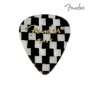 펜더 피크 그래픽 체커 Heavy Fender 351 Shape Graphic Checker Pick 198-0351-313
