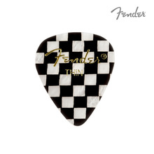 펜더 피크 그래픽 체커 Thin Fender 351 Shape Graphic Checker Pick 198-0351-311
