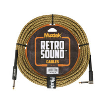 RETRO SOUND Cable 7m Angle Tweed (RS-700L TW) /PLUG 1자+ㄱ자/레트로 사운드 악기케이블 잭선